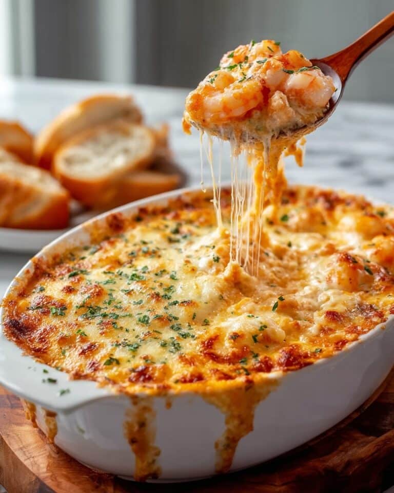 Cheesy Shrimp & Crab Bake Dip Recipe