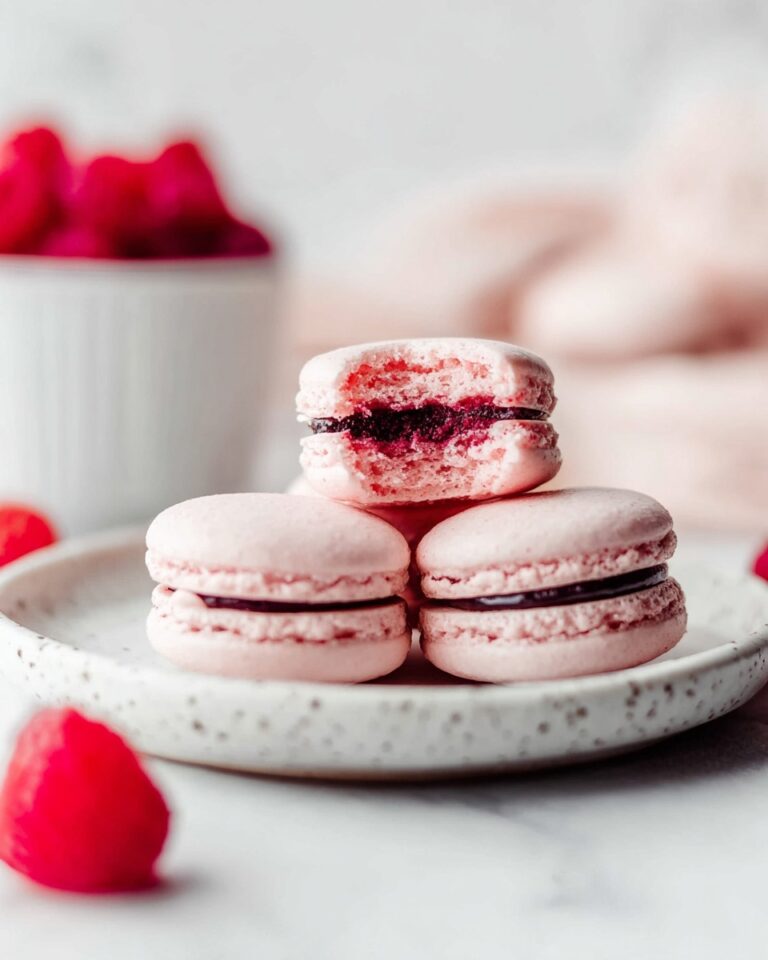 Raspberry Macarons Recipe