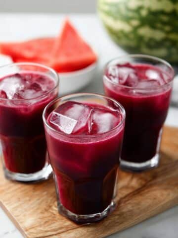 Watermelon Cherry Berry Beet Juice Recipe