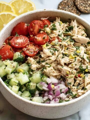 Quick Mediterranean Tuna Salad with No Mayo Recipe