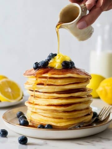 Lemon Ricotta Pancakes Recipe