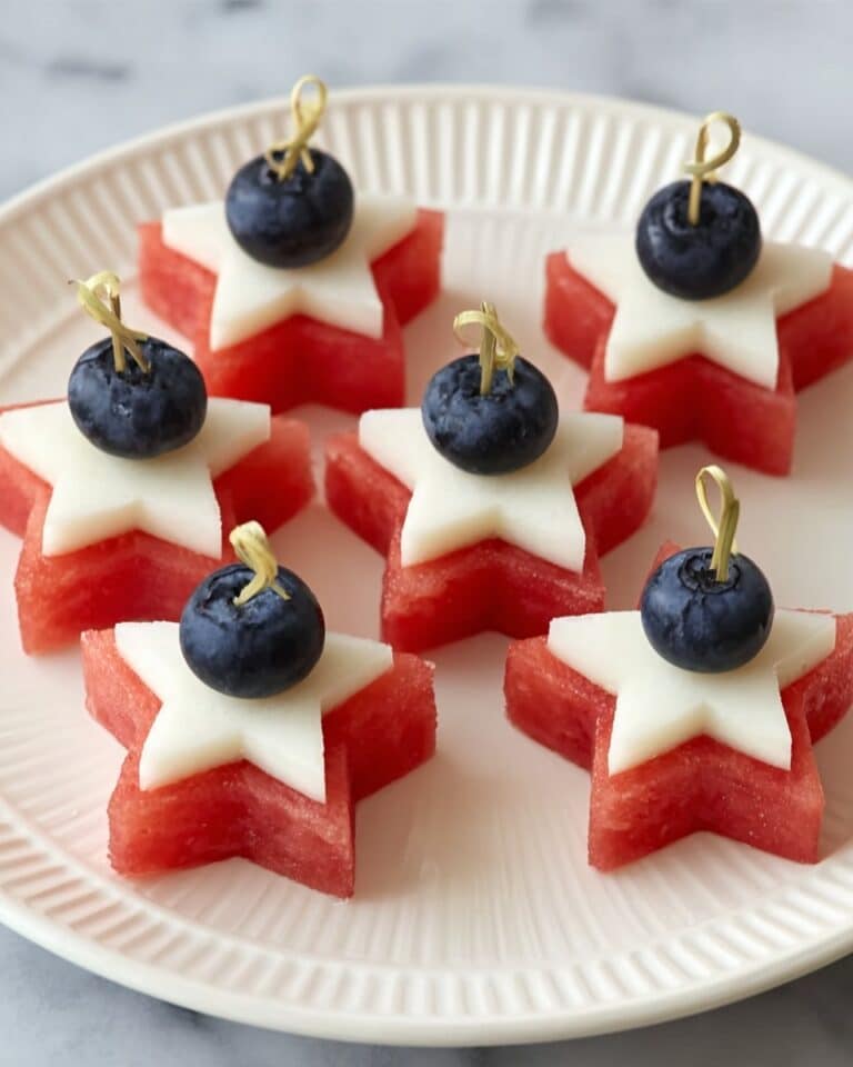 4th of July Watermelon Star Appetizer Recipe