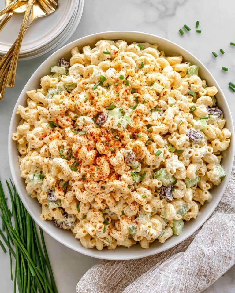 Deviled Egg Macaroni Salad Recipe