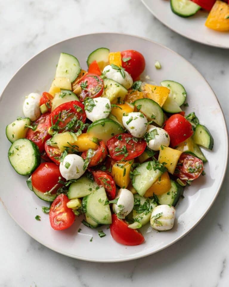 Cherry Tomato and Nectarine Salad with Fresh Herbs and Honey Vinaigrette Recipe