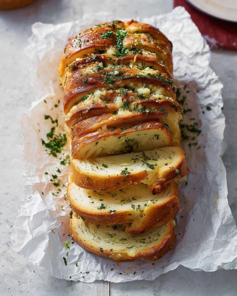 Sourdough Discard Garlic Pull Apart Bread Recipe