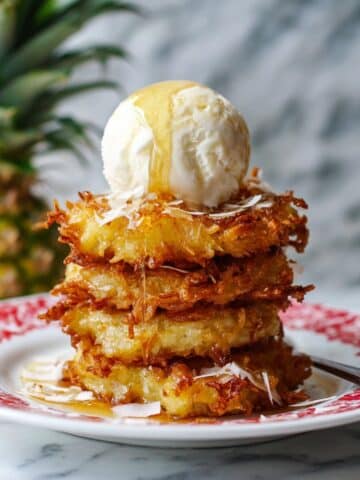 Air Fryer Pineapple Fritters Recipe