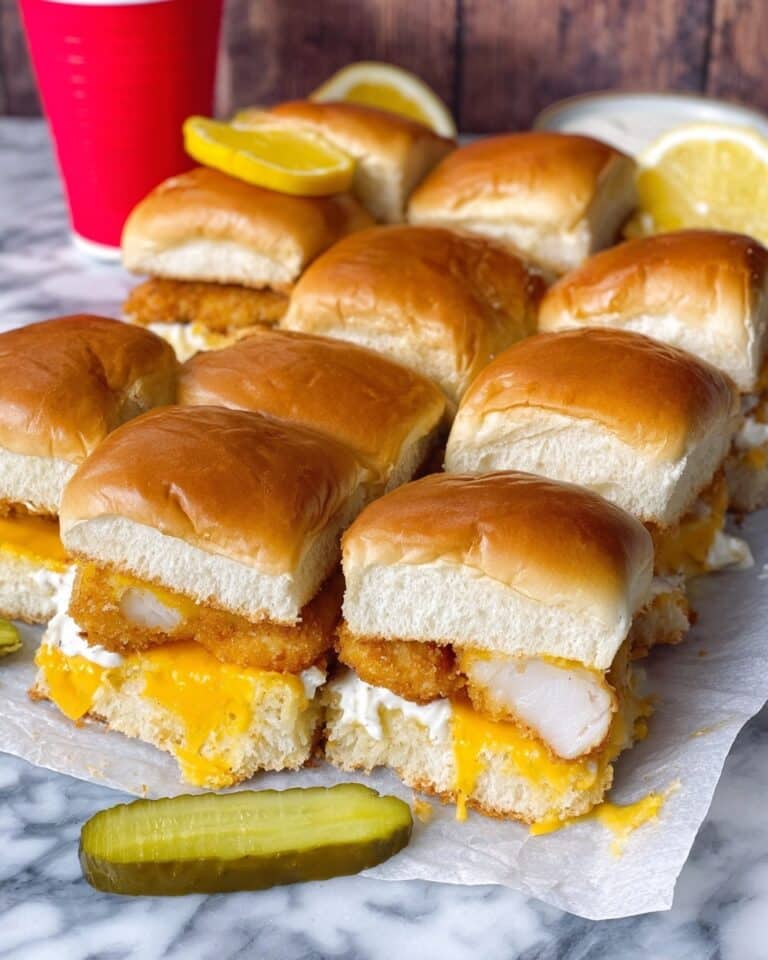 Filet-O-Fish Sliders (Fish Burger Sliders) Recipe