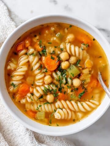 Chickpea Noodle Soup Recipe