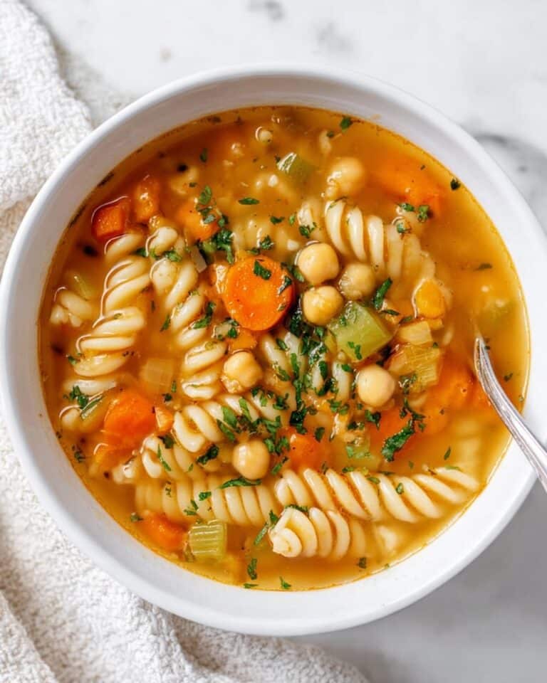 Chickpea Noodle Soup Recipe