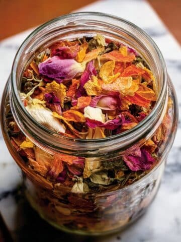 Homemade Rose and Dried Fruit Tea Recipe