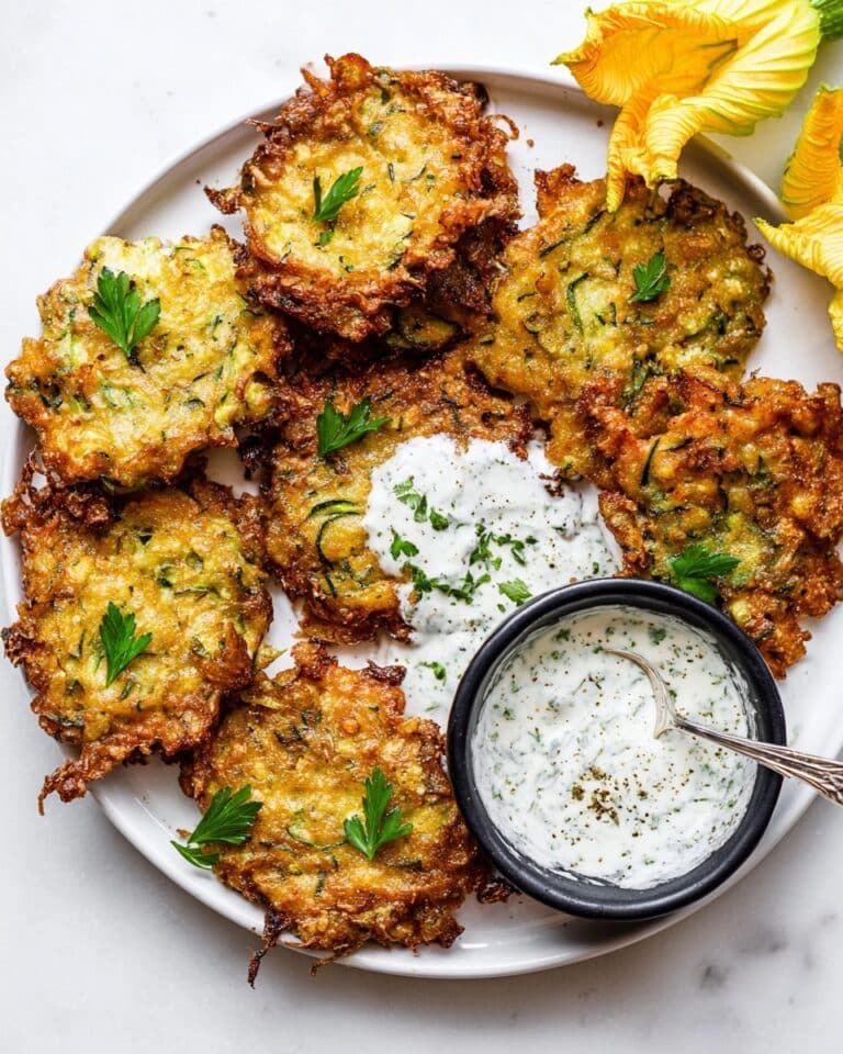 Mediterranean-Style Zucchini Fritters Recipe