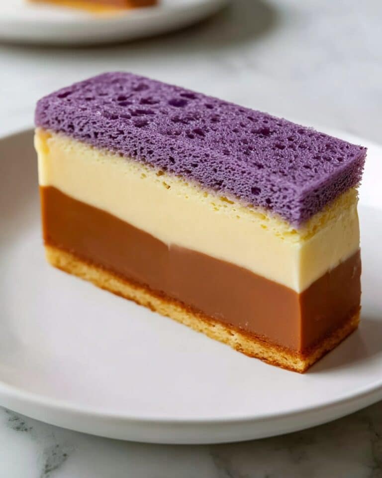 Ube Cake Flan Recipe