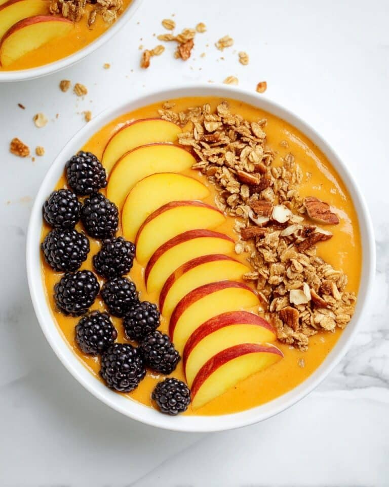 Apricot Oatmeal Fruit Smoothie Bowls Recipe