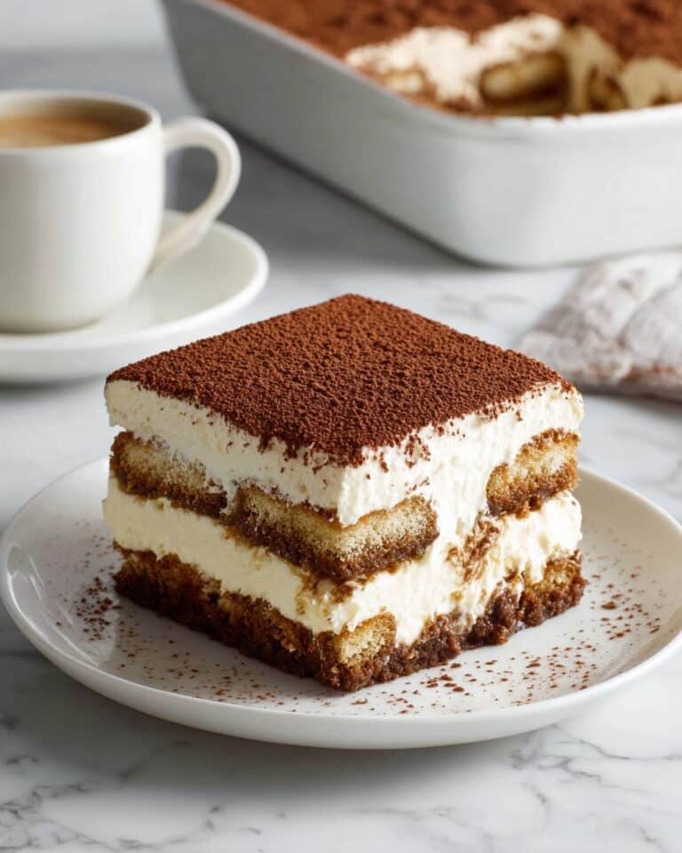 Easy Classic Tiramisu with Coffee, Mascarpone, and Cocoa Powder Recipe