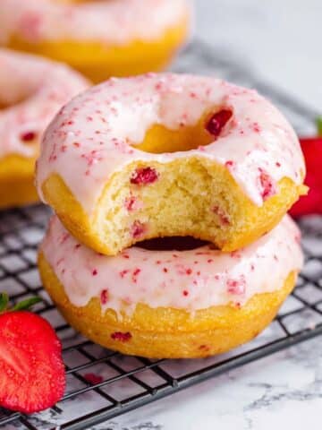 Strawberry Buttermilk Donuts Recipe