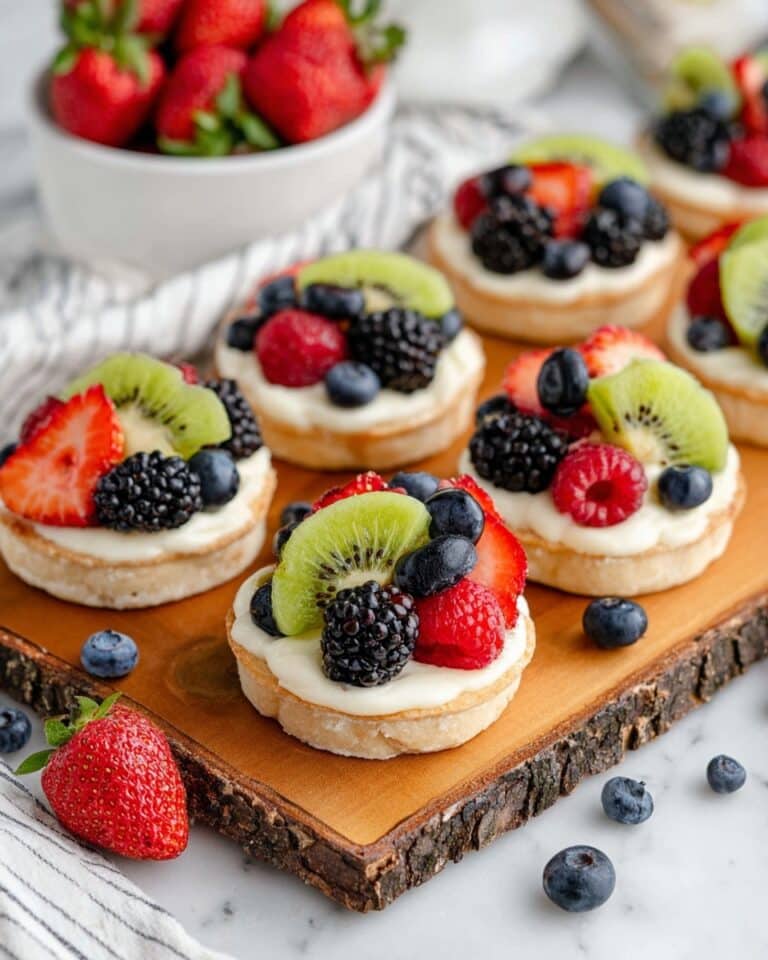 Mini Fruit Pizza Cookies Recipe