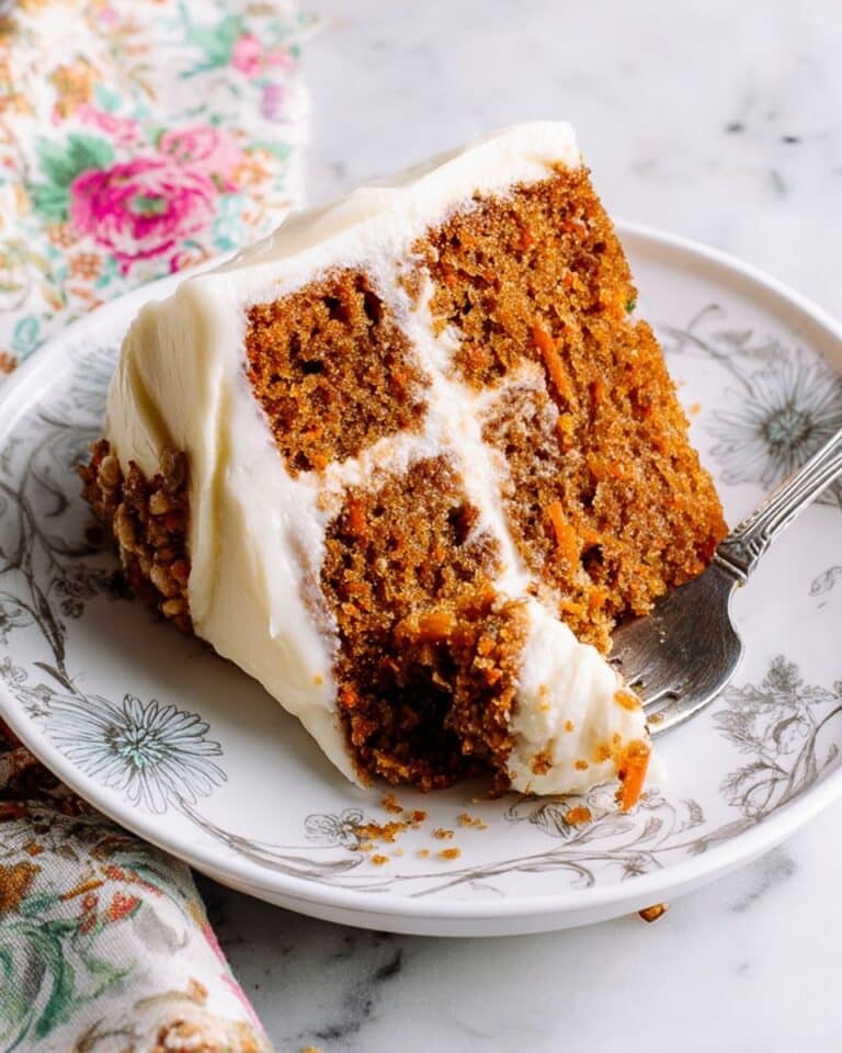 Easy Moist Carrot Cake with Fluffy Cream Cheese Frosting Recipe