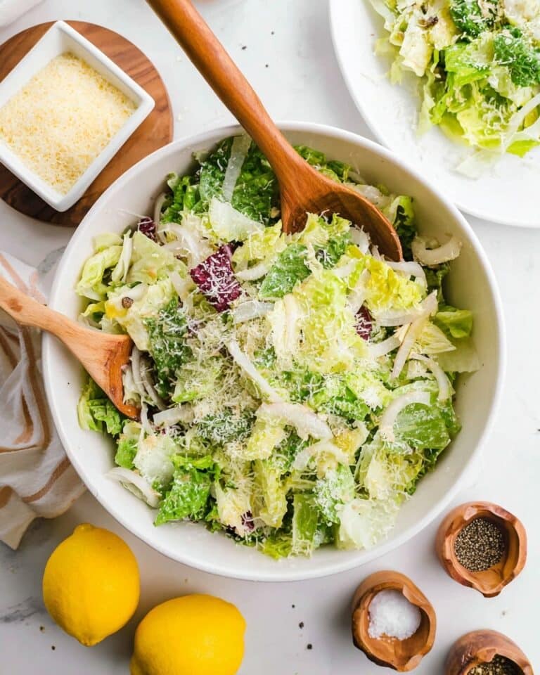 Lemon Parmesan Salad Recipe