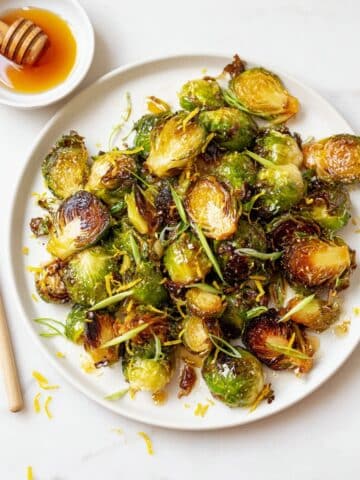 Balsamic Honey Glazed Brussels Sprouts Recipe