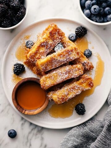 French Toast Sticks with Cinnamon Toast Crunch Recipe