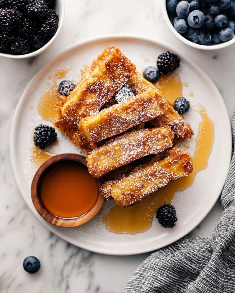 French Toast Sticks with Cinnamon Toast Crunch Recipe