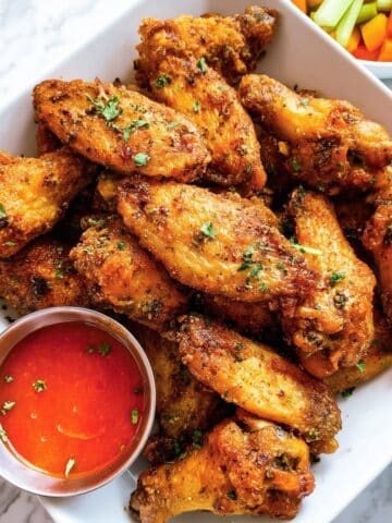 Oven Baked Chicken Wings with Crispy Spiced Skin Recipe