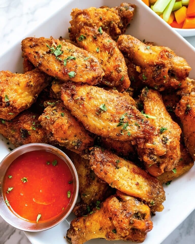 Oven Baked Chicken Wings with Crispy Spiced Skin Recipe