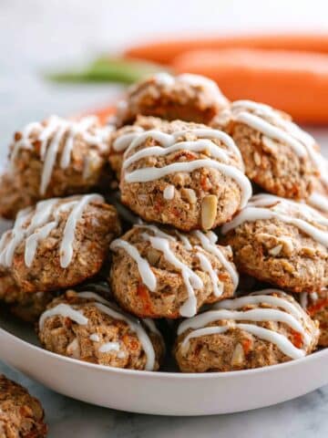 Carrot Cake Cookies with Pineapple Glaze Recipe