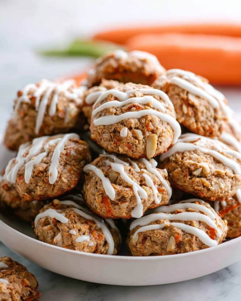 Carrot Cake Cookies with Pineapple Glaze Recipe
