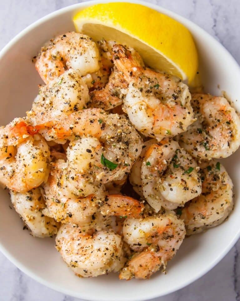 Air Fryer Garlic Parmesan Shrimp Recipe