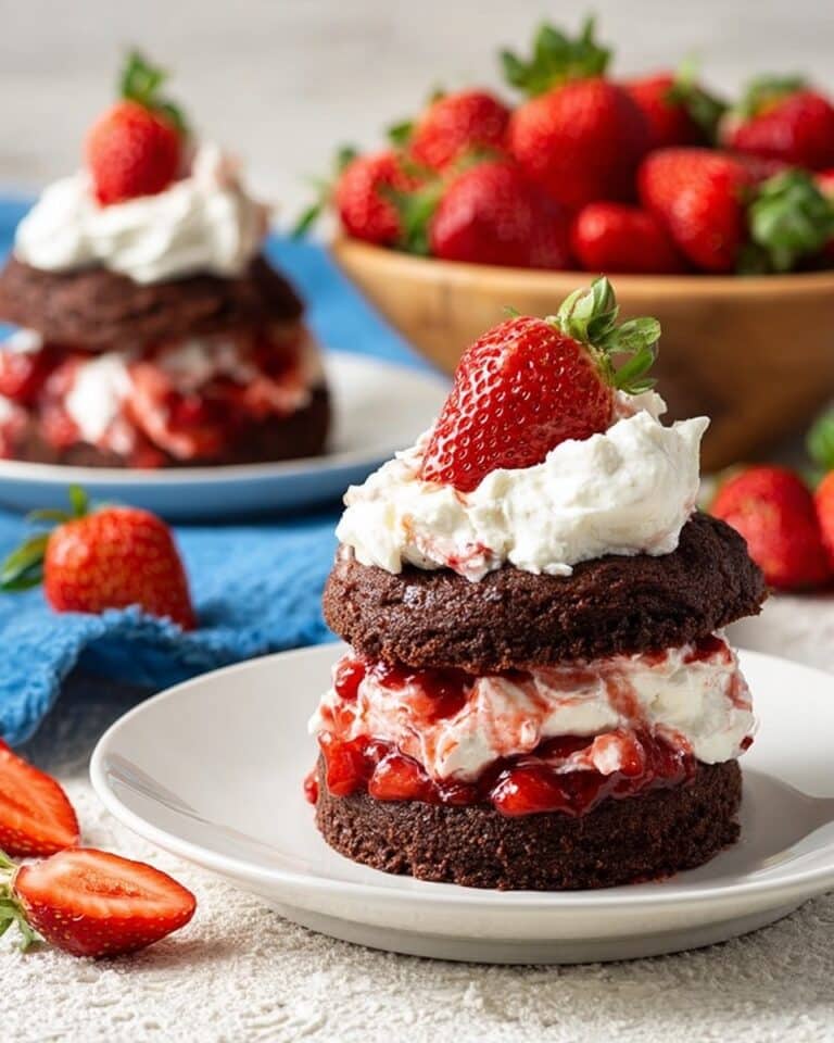 Chocolate Strawberry Shortcake Recipe