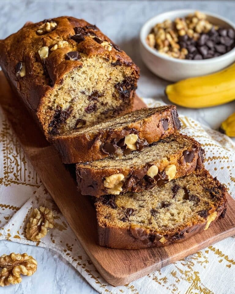 Best Banana Bread with Chocolate Chips and Walnuts Recipe