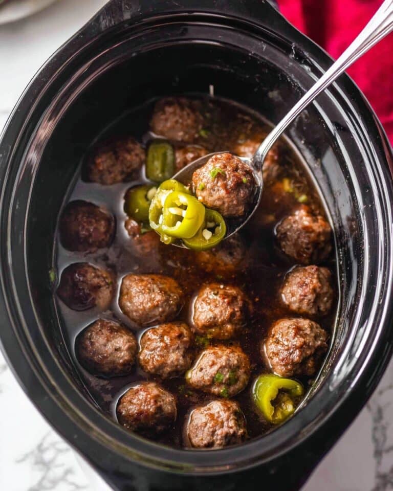 Slow Cooker Mississippi Meatballs Recipe