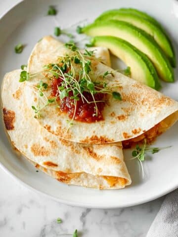 Air Fryer Chicken and Cheese Quesadilla Recipe