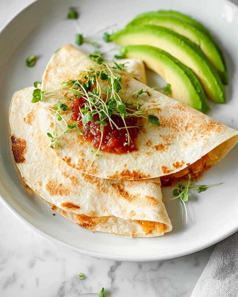 Air Fryer Chicken and Cheese Quesadilla Recipe