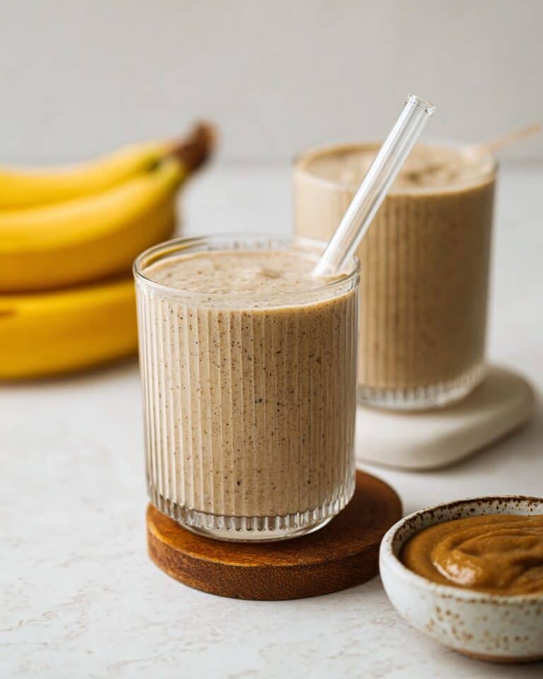Salted Banana Almond Butter Smoothie Recipe