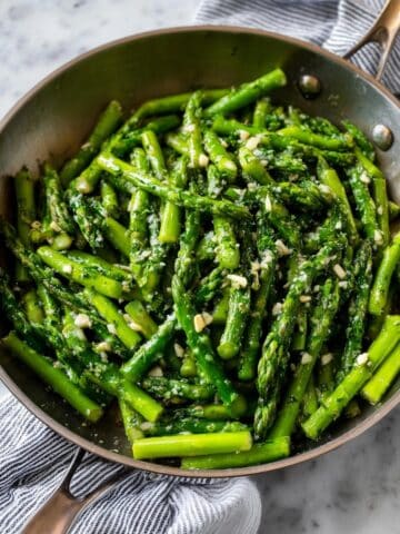 Sauteed Asparagus with Garlic and Herbs Recipe