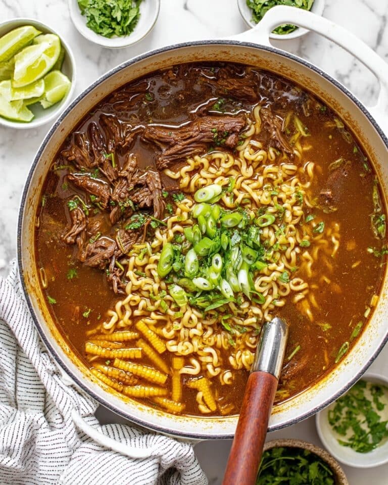 Shredded Beef Ramen Soup Recipe
