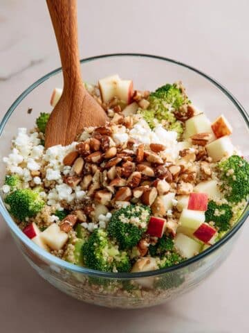 Broccoli Apple Quinoa Salad Recipe