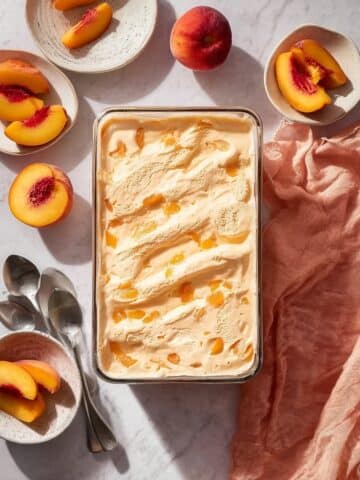 Nectarine Frozen Yogurt Recipe