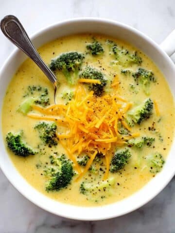 Broccoli Cheddar Potato Soup Recipe