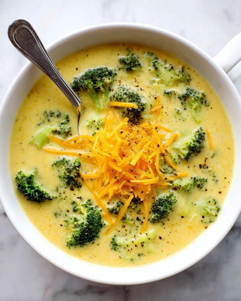 Broccoli Cheddar Potato Soup Recipe