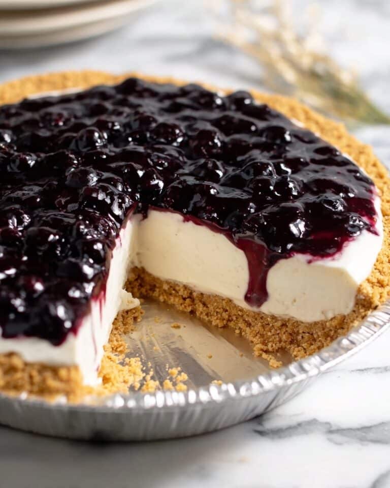Blueberry No-Bake Cheesecake Recipe