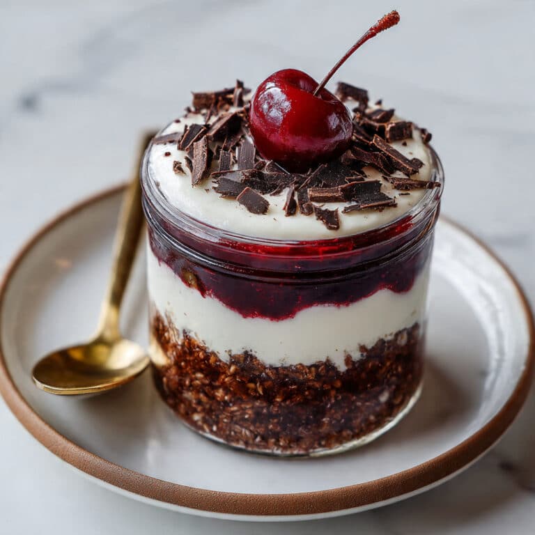 Black Forest Cake-Inspired Overnight Oats Recipe