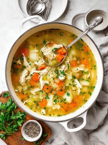 Hearty Chicken Vegetable Soup with Fresh Herbs Recipe