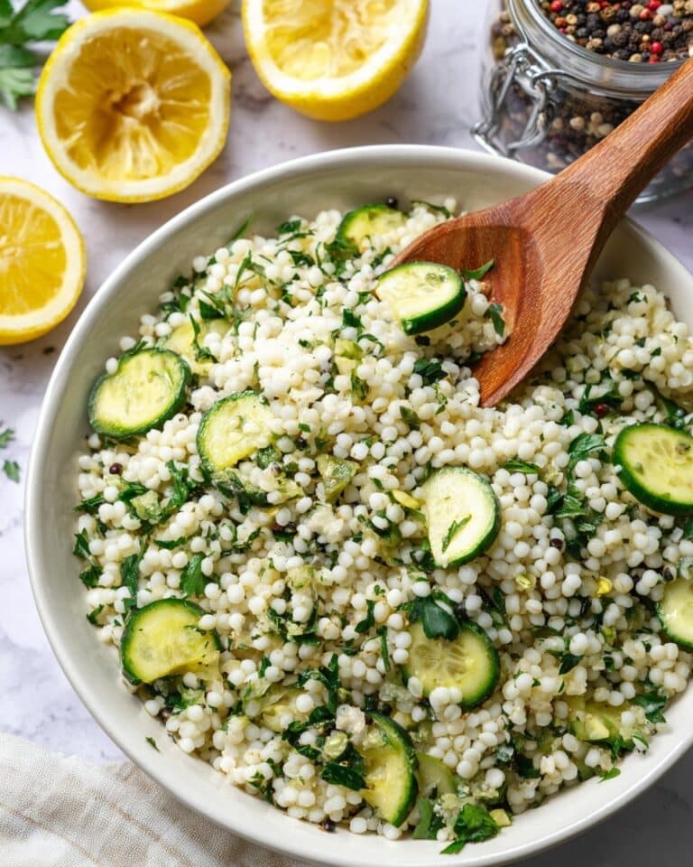 Lemon Cucumber Couscous Salad Recipe