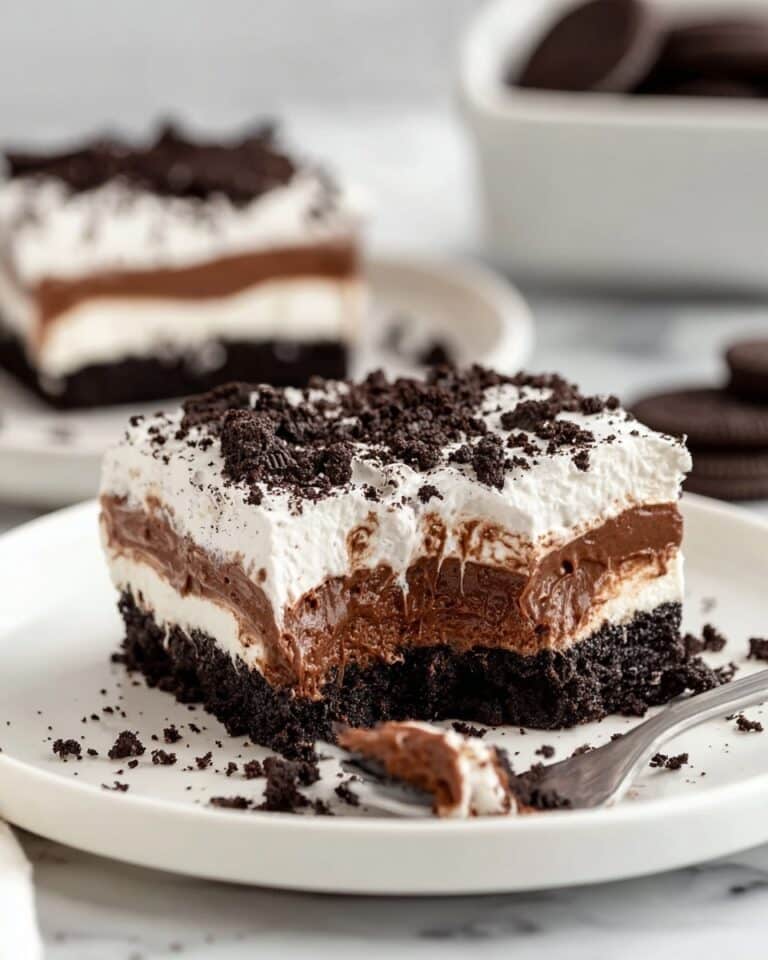 No Bake Chocolate Oreo Dessert Recipe