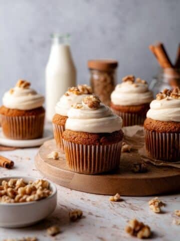 Carrot Cake Cupcakes with Cream Cheese Frosting Recipe