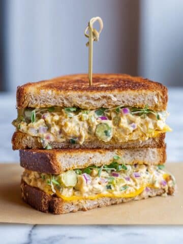 Chickpea Salad Melts (Vegetarian Tuna Melts) Recipe