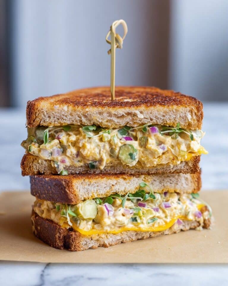 Chickpea Salad Melts (Vegetarian Tuna Melts) Recipe